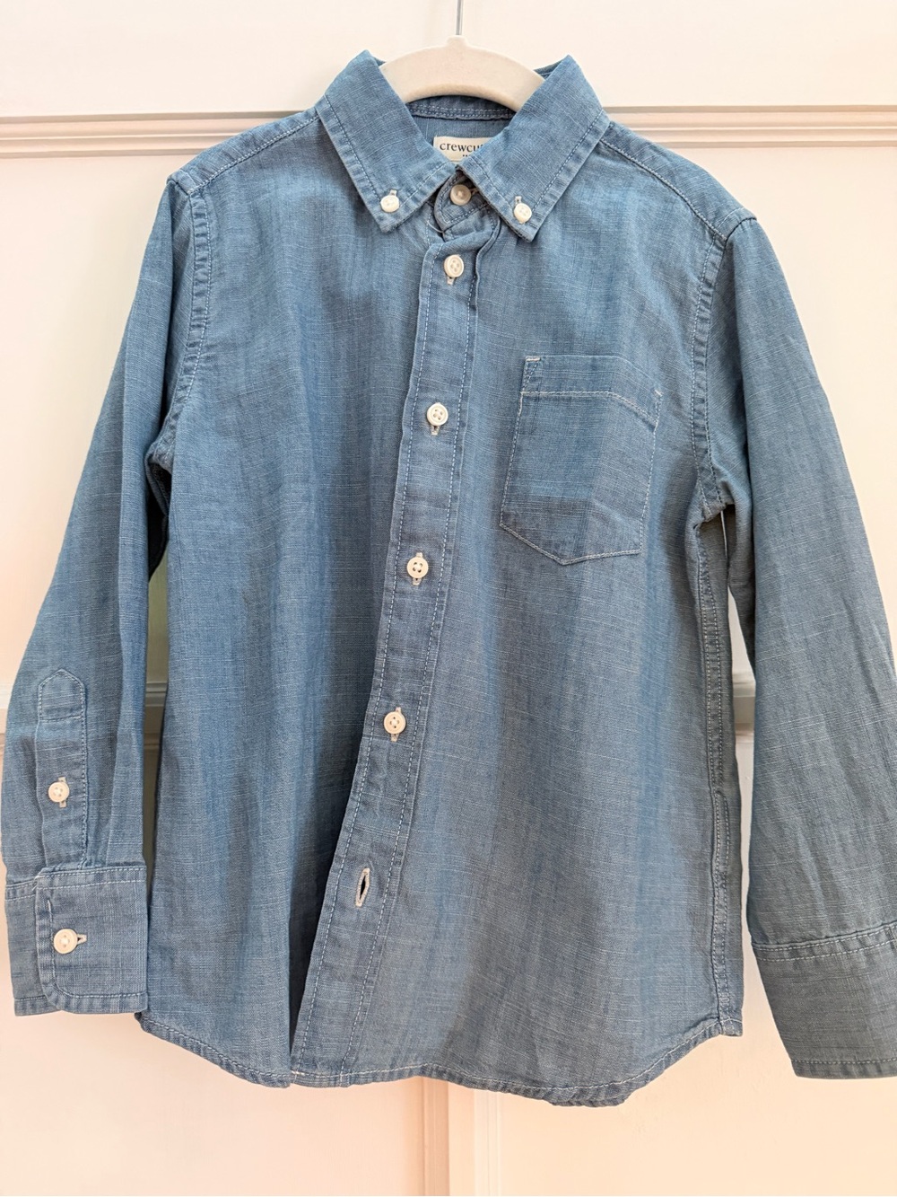 Crewcuts Light Blue Chambray Button-Down Shirt